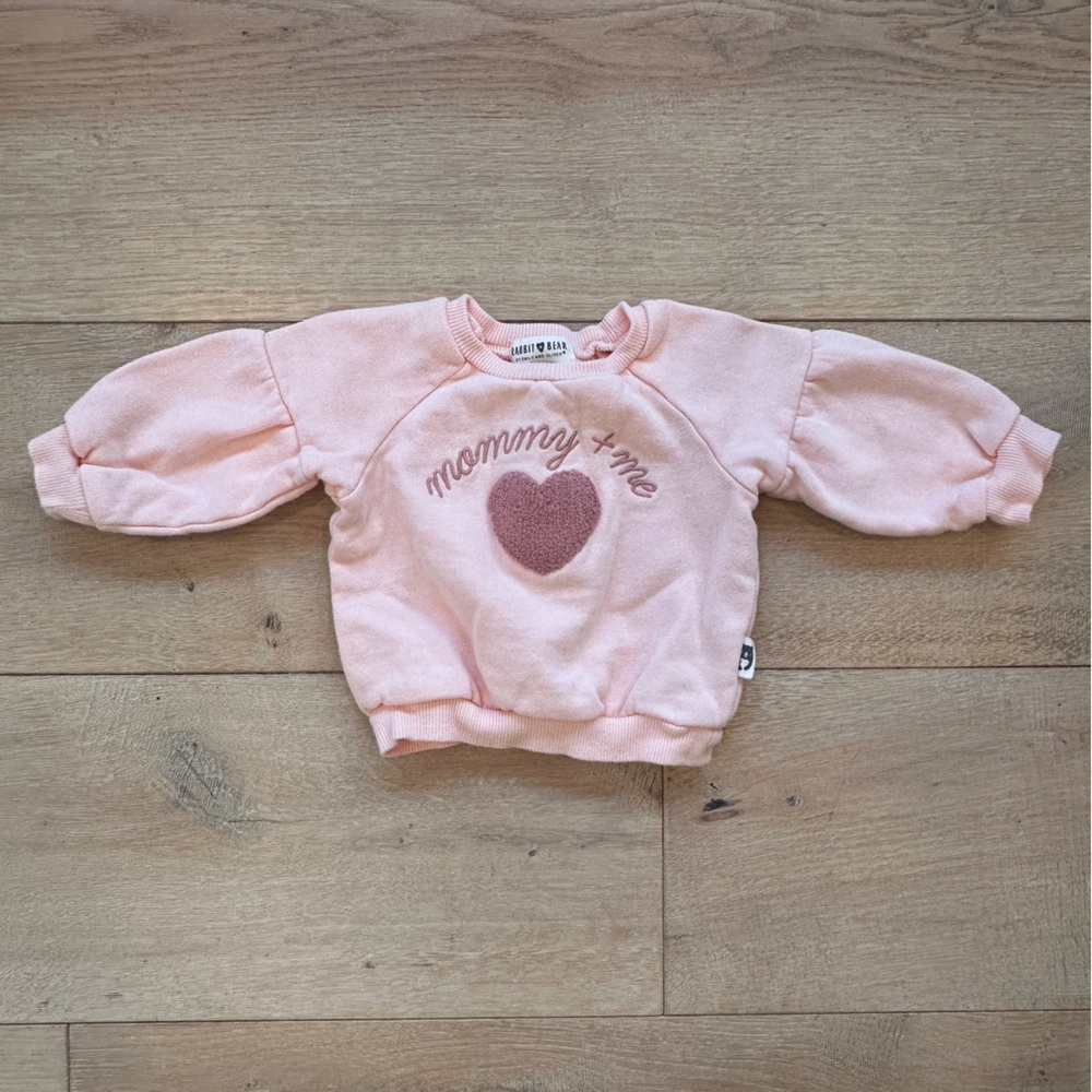 Mommy & Me Pink Kids Sweatshirt